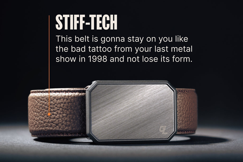 Groove Belt® Max Leather - Black