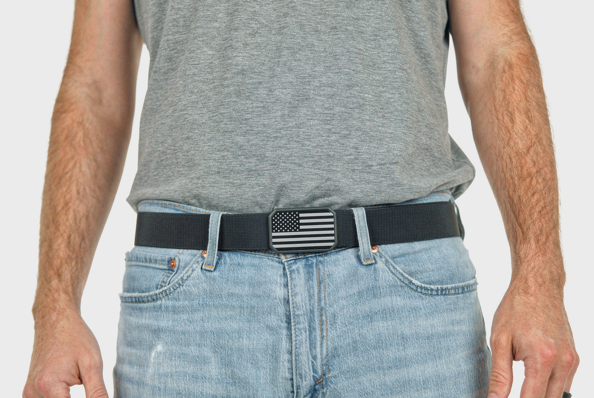 Groove Belt - Punisher Skull Black/Black