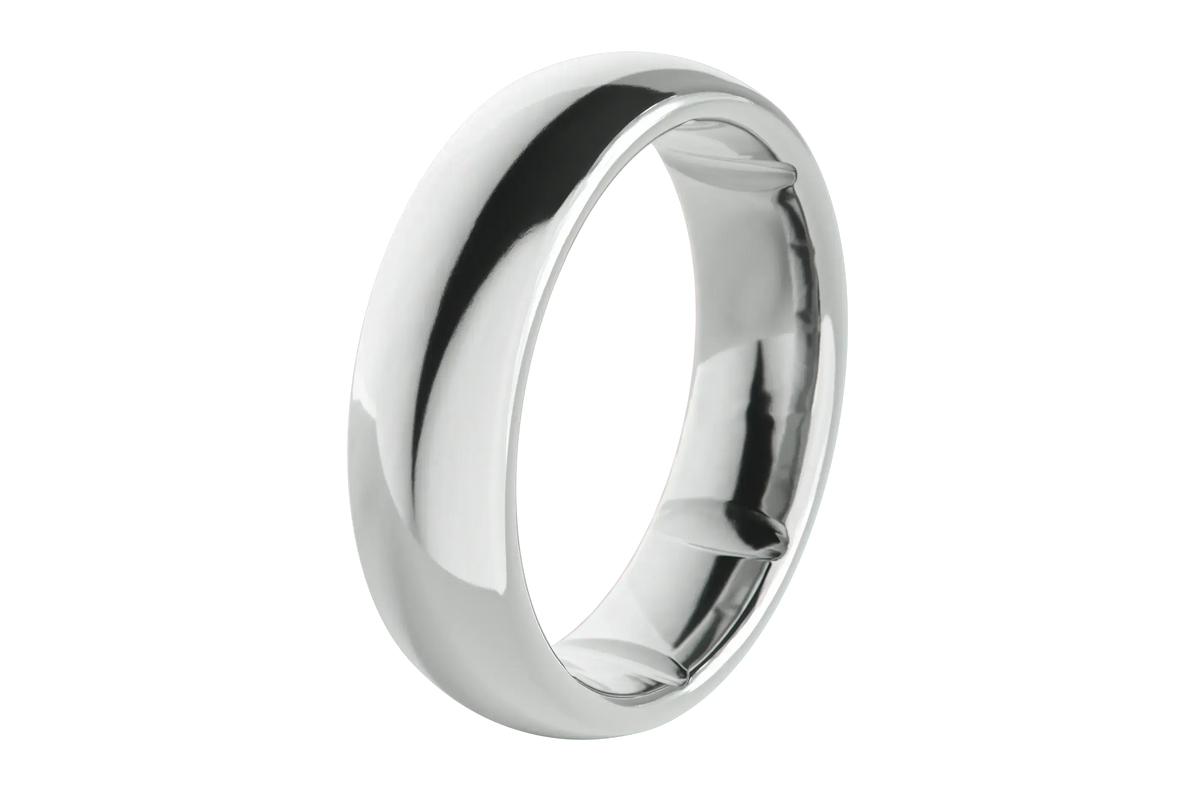 Groove Ring® Tungsten 6mm - Platinum